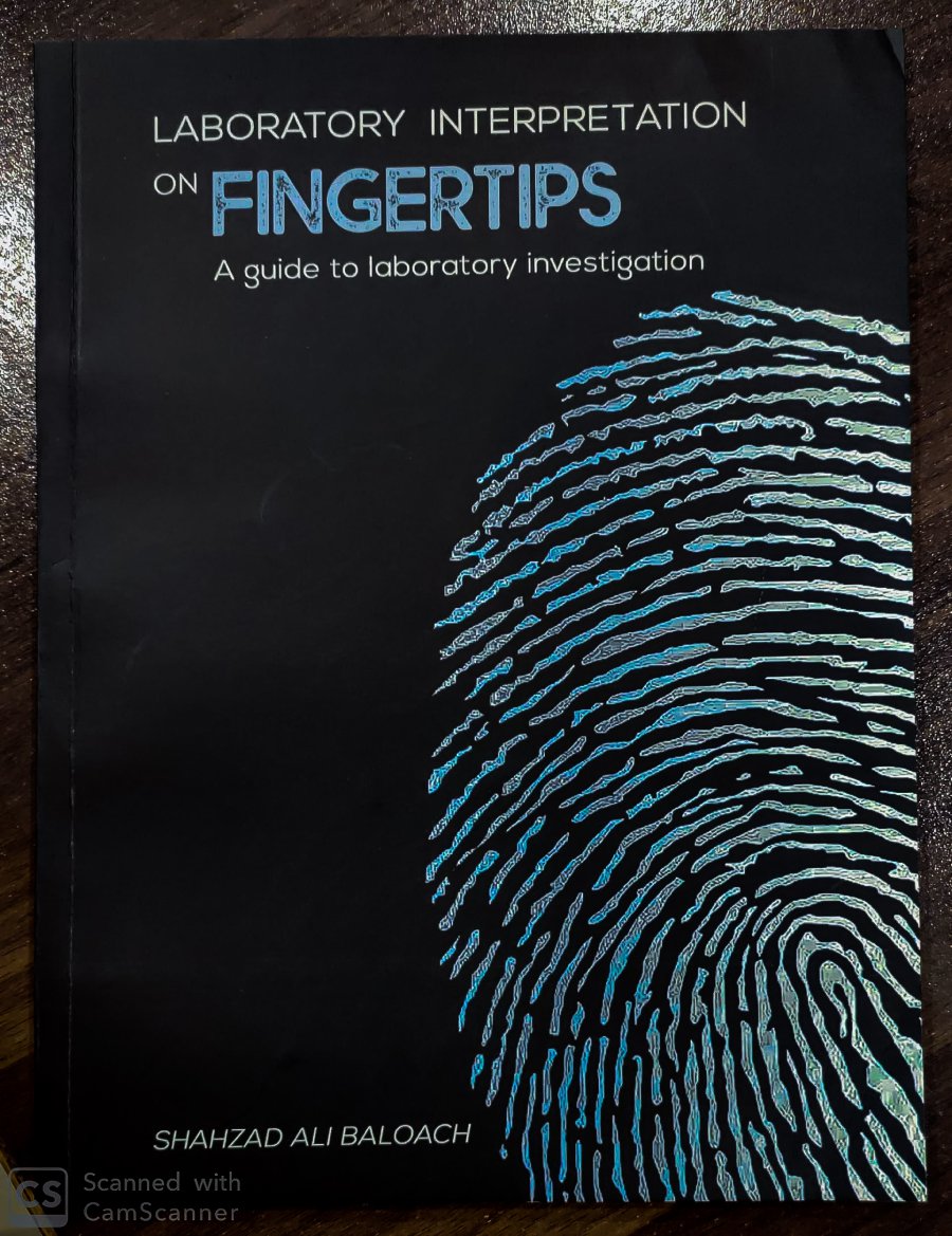 Cover of Laboratory Interpretation on Fingertips - Diagnostic Test Book