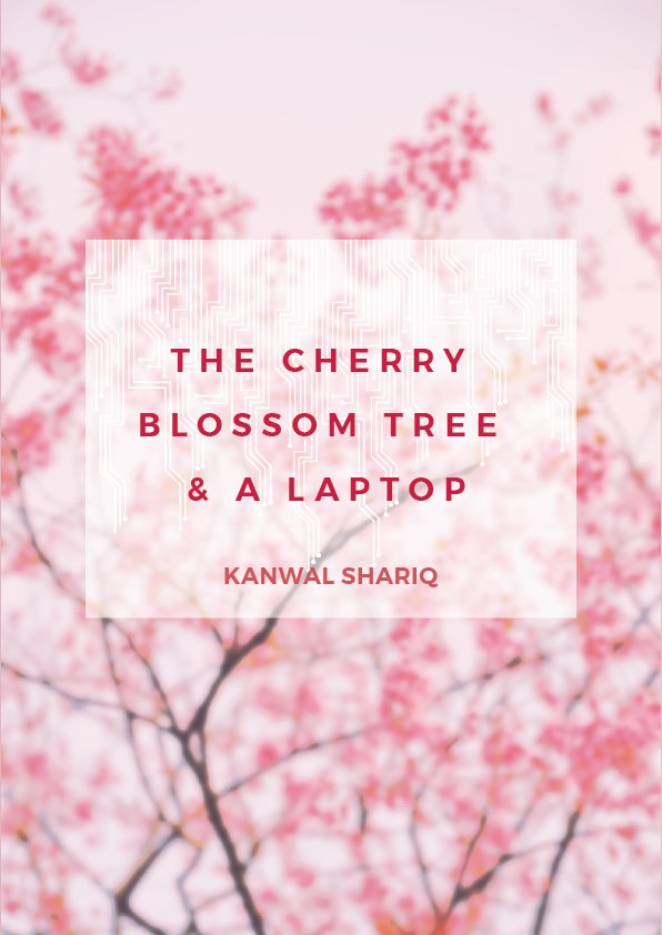The Cherry blossom tree and a laptop - Crime Fiction Book