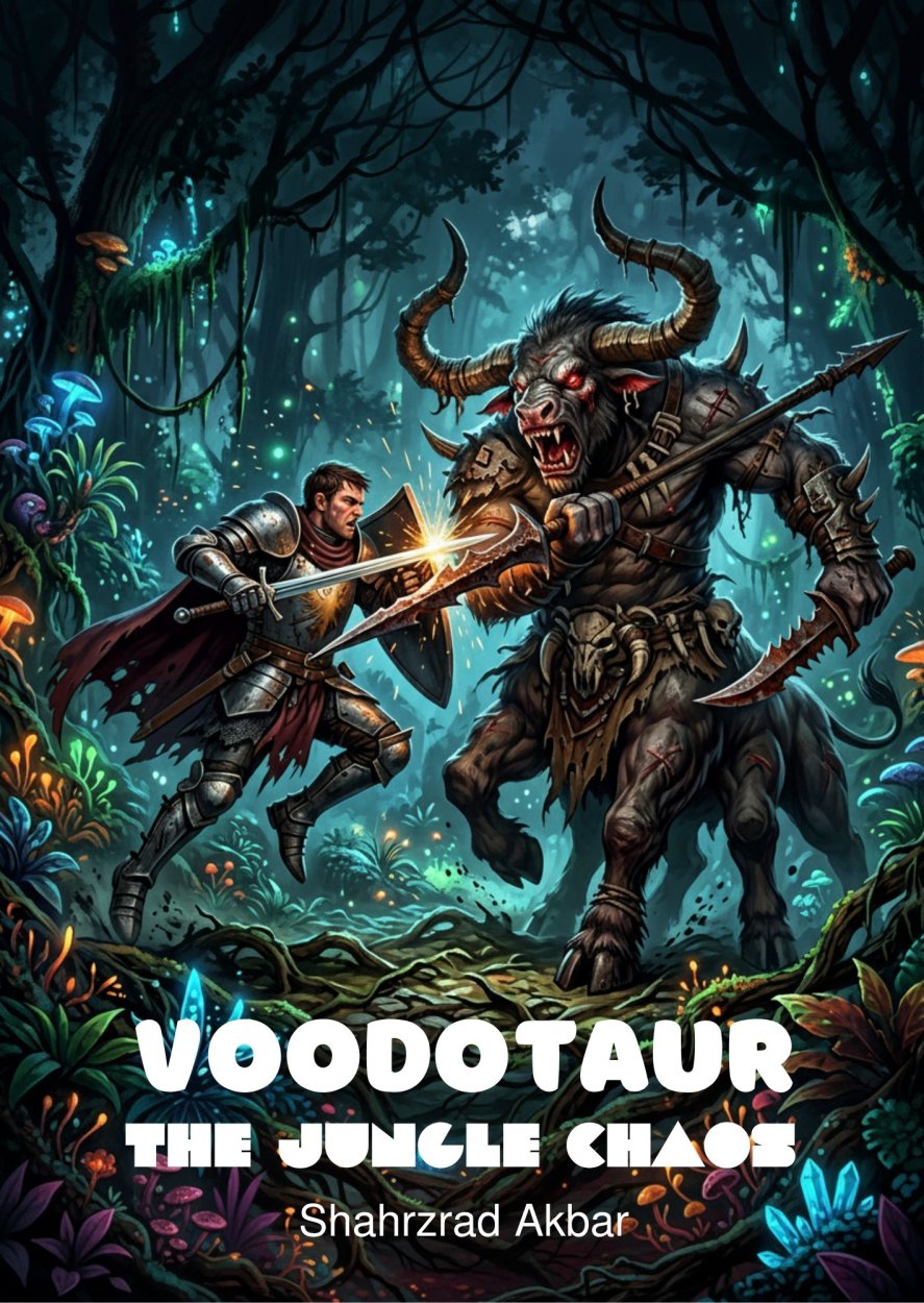 Cover of VOODOTAUR - The Jungle Chaos- Action Adventure Novel 